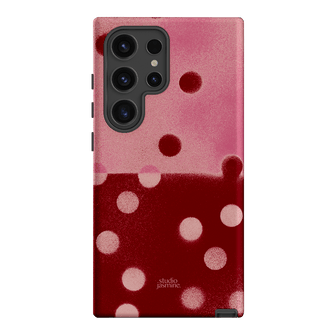 Cherry Polka Dot Printed Phone Cases Samsung Galaxy S24 Ultra / Armoured by Jasmine Dowling - The Dairy