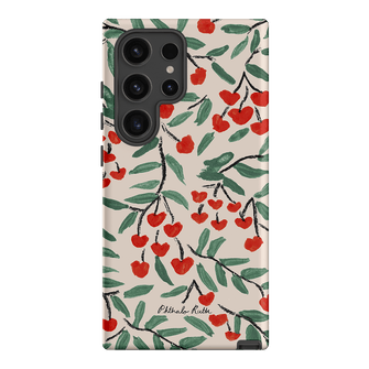Cherry Love Printed Phone Cases Samsung Galaxy S24 Ultra / Armoured by Phthalo Ruth - The Dairy