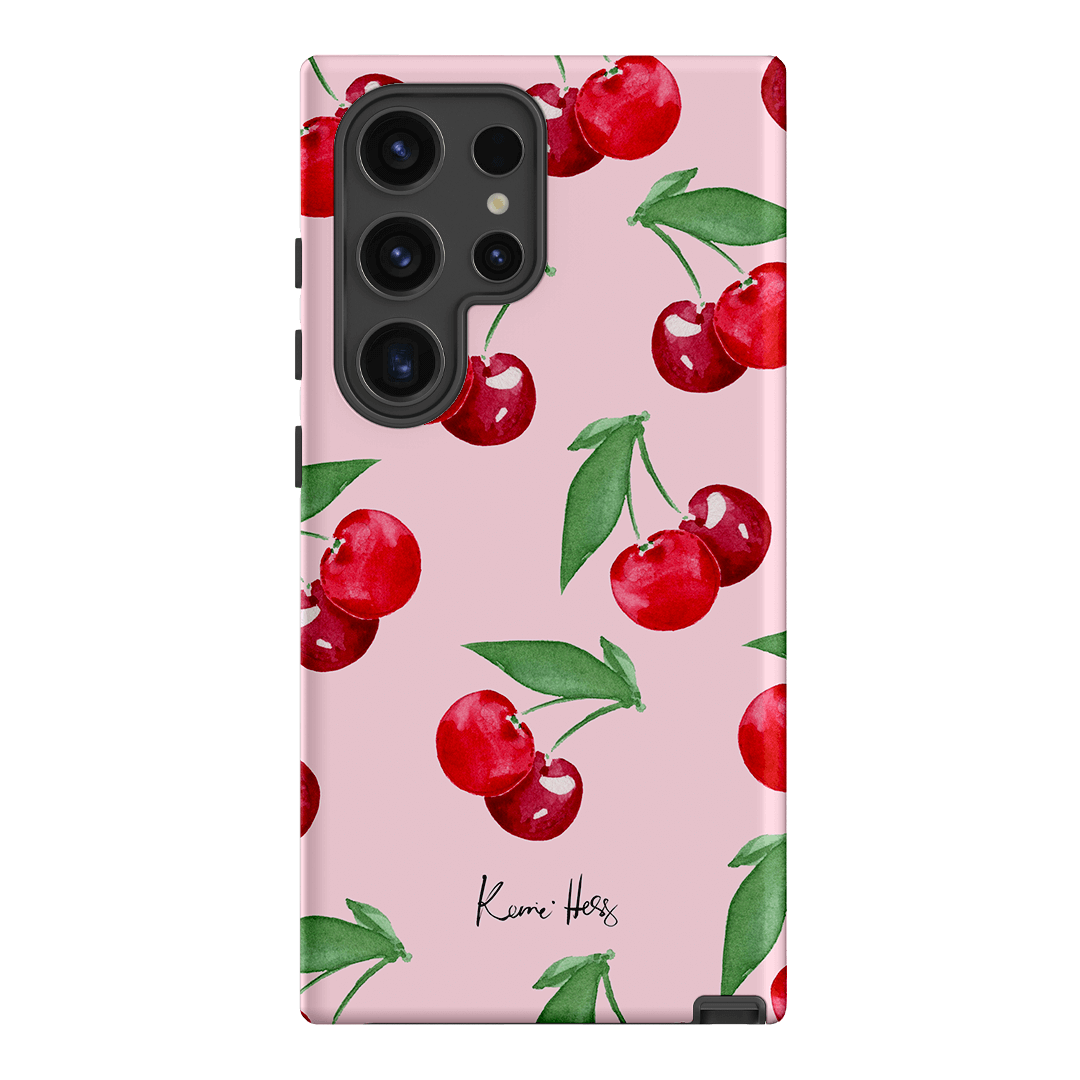 Cherry Rose Printed Phone Cases Samsung Galaxy S24 Ultra / Armoured by Kerrie Hess - The Dairy