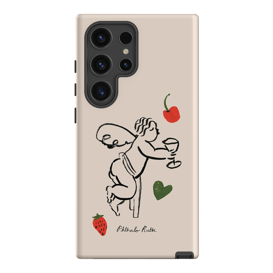 Cherub Printed Phone Cases Samsung Galaxy S24 Ultra / Armoured by Phthalo Ruth - The Dairy