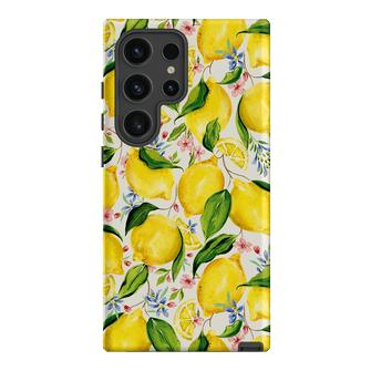 Citrus Lemon Printed Phone Cases Samsung Galaxy S24 Ultra / Armoured by Ellie Mae - The Dairy