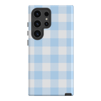 Cloud Plaid Printed Phone Cases Samsung Galaxy S24 Ultra / Armoured by The Dairy - The Dairy