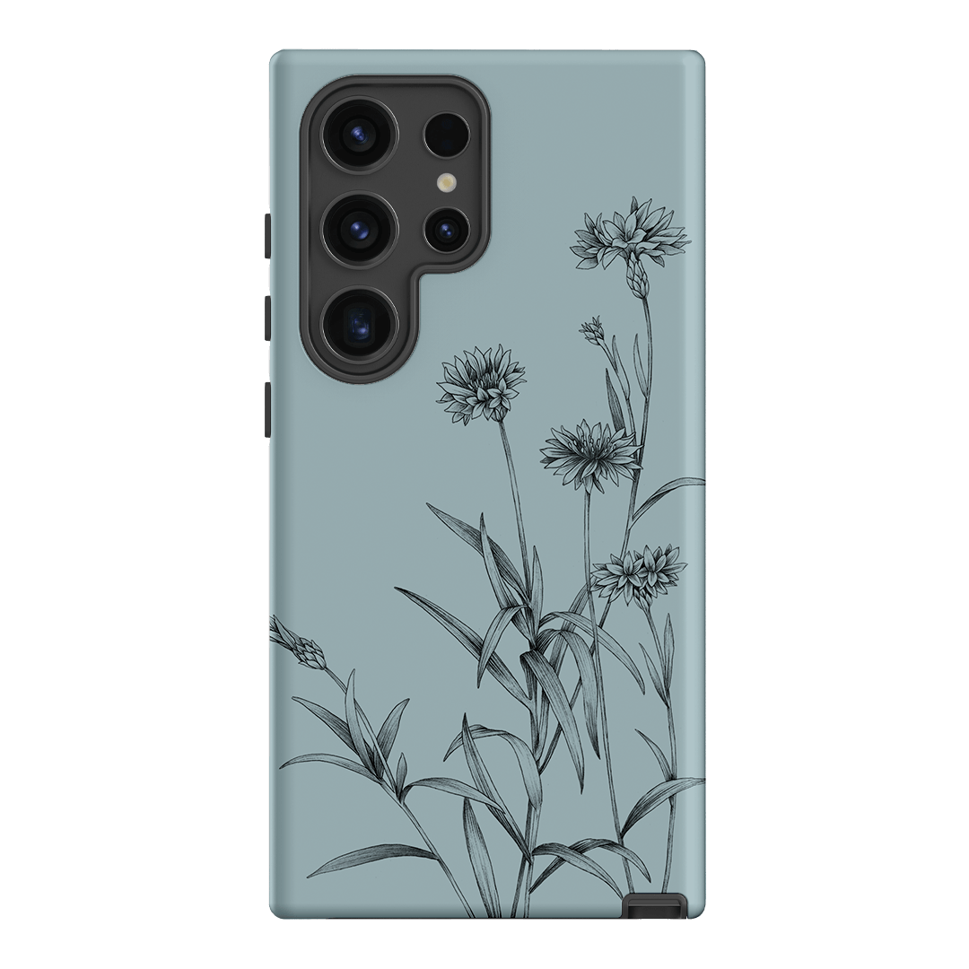 Cornflowers Study Printed Phone Cases Samsung Galaxy S24 Ultra / Armoured by Typoflora - The Dairy