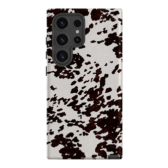 Cowhide Charm Printed Phone Cases Samsung Galaxy S24 Ultra / Armoured by The Dairy - The Dairy