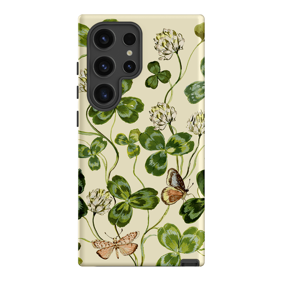 Clover & Butterflies Printed Phone Cases Samsung Galaxy S24 Ultra / Armoured by Ellie Mae - The Dairy