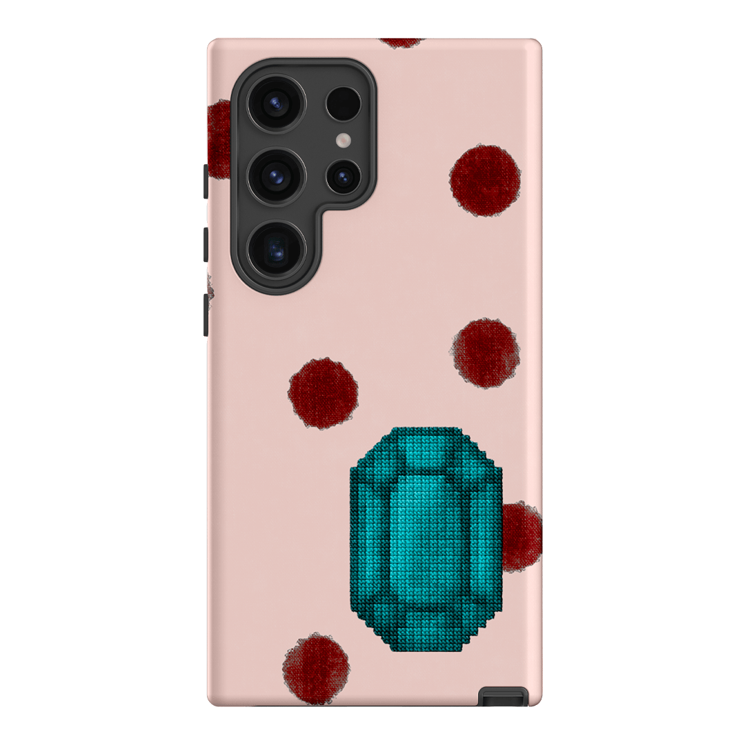 December Turquoise Printed Phone Cases Samsung Galaxy S24 Ultra / Armoured by Joiana - The Dairy