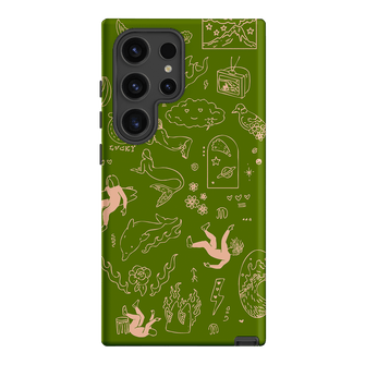 Easty Flash Green Printed Phone Cases Samsung Galaxy S24 Ultra / Armoured by Easty Beasty - The Dairy