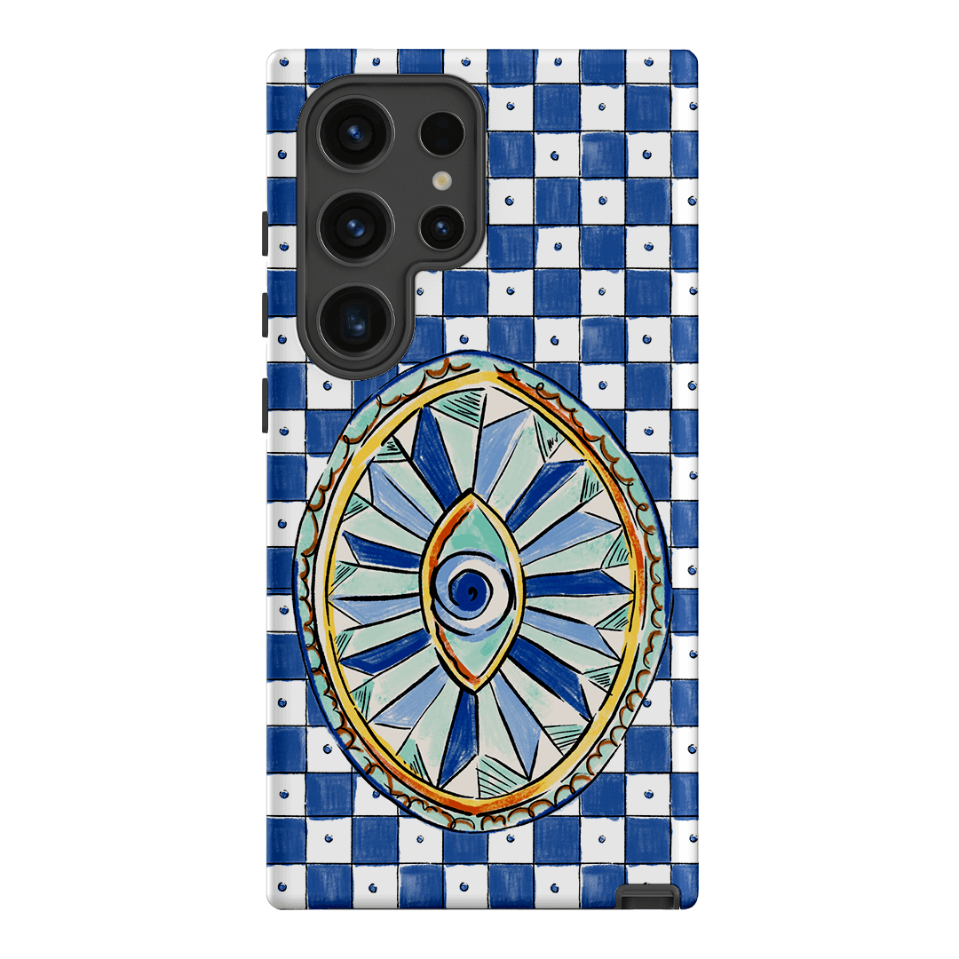 Evil Eye Printed Phone Cases Samsung Galaxy S24 Ultra / Armoured by Fenton & Fenton - The Dairy