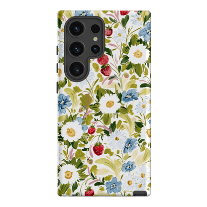 Garden Strawberries Printed Phone Cases Samsung Galaxy S24 Ultra / Armoured by Ellie Mae - The Dairy
