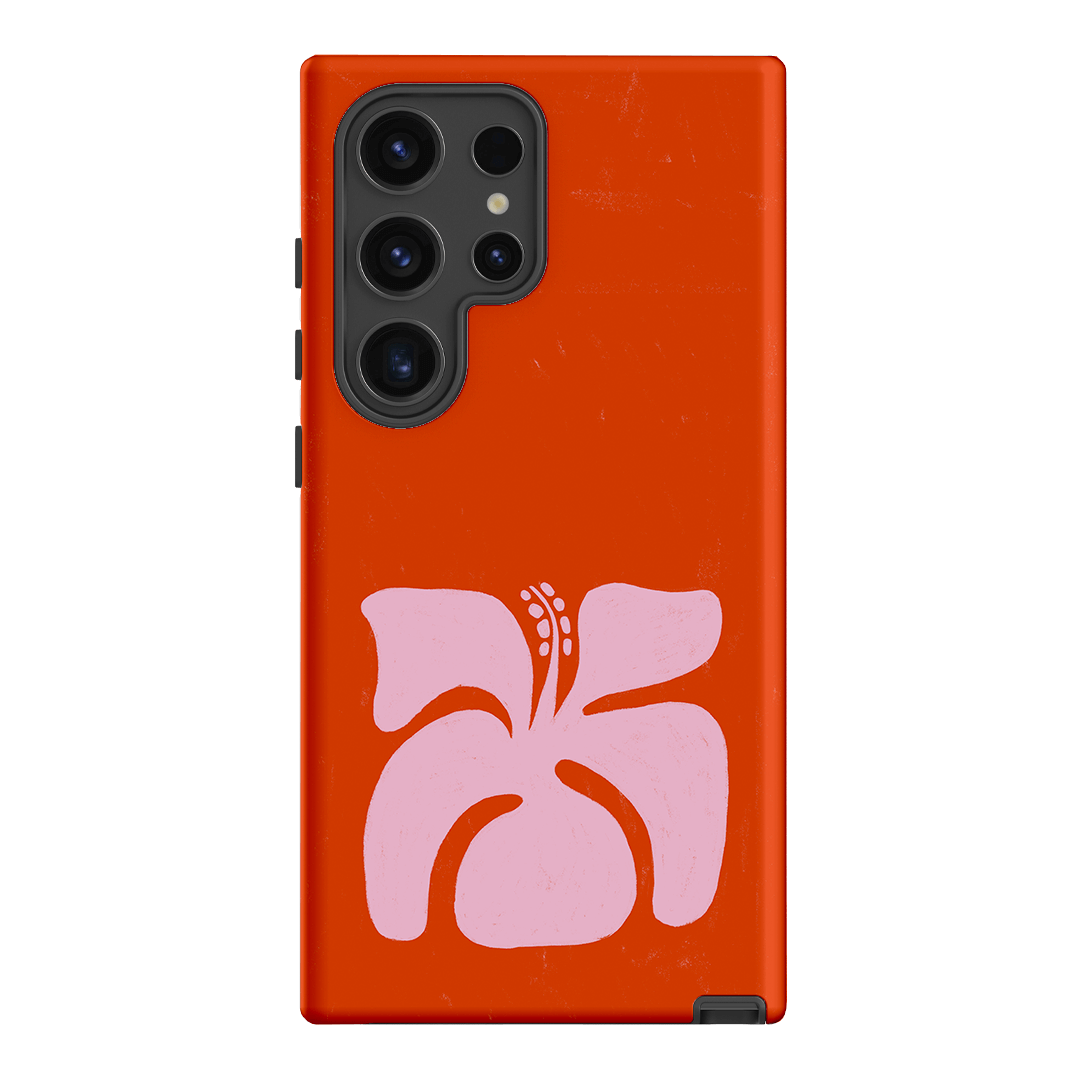 Hibiscus Crush Printed Phone Cases Samsung Galaxy S24 Ultra / Armoured by Marie Fauritte - The Dairy