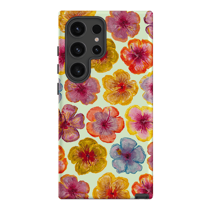 Hibiscus Holiday Sorbet Printed Phone Cases Samsung Galaxy S24 Ultra / Armoured by BG. Studio - The Dairy