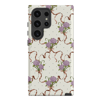 Hydrangea Ribbon Printed Phone Cases Samsung Galaxy S24 Ultra / Armoured by Veronica Tucker - The Dairy