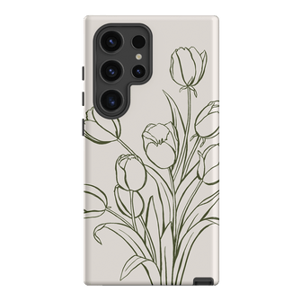 Inked Tulips Printed Phone Cases Samsung Galaxy S24 Ultra / Armoured by Typoflora - The Dairy