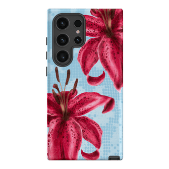 Lillies Printed Phone Cases Samsung Galaxy S24 Ultra / Armoured by Sally Hungerford - The Dairy