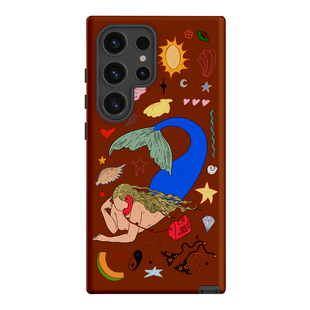 Mermaid Salad Chocolate Printed Phone Cases Samsung Galaxy S24 Ultra / Armoured by Easty Beasty - The Dairy