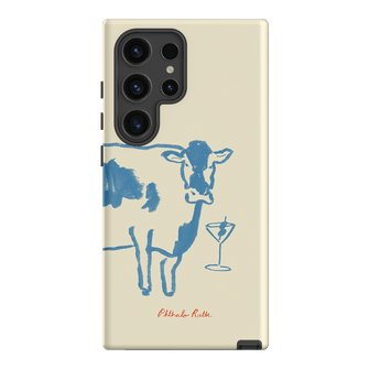 Mootini Blue Printed Phone Cases Samsung Galaxy S24 Ultra / Armoured by Phthalo Ruth - The Dairy