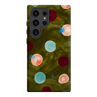 Olive Spot Printed Phone Cases Samsung Galaxy S24 Ultra / Armoured by Charlie Taylor - The Dairy