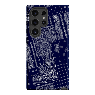 Paisley Indigo Printed Phone Cases Samsung Galaxy S24 Ultra / Armoured by The Dairy - The Dairy