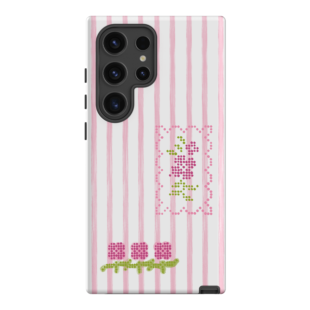 Patchwork Pink Printed Phone Cases Samsung Galaxy S24 Ultra / Armoured by Kayla Carr - The Dairy