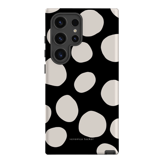 Pebbles Noir Printed Phone Cases Samsung Galaxy S24 Ultra / Armoured by Veronica Tucker - The Dairy