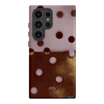 Rust Polka Dot Printed Phone Cases Samsung Galaxy S24 Ultra / Armoured by Jasmine Dowling - The Dairy