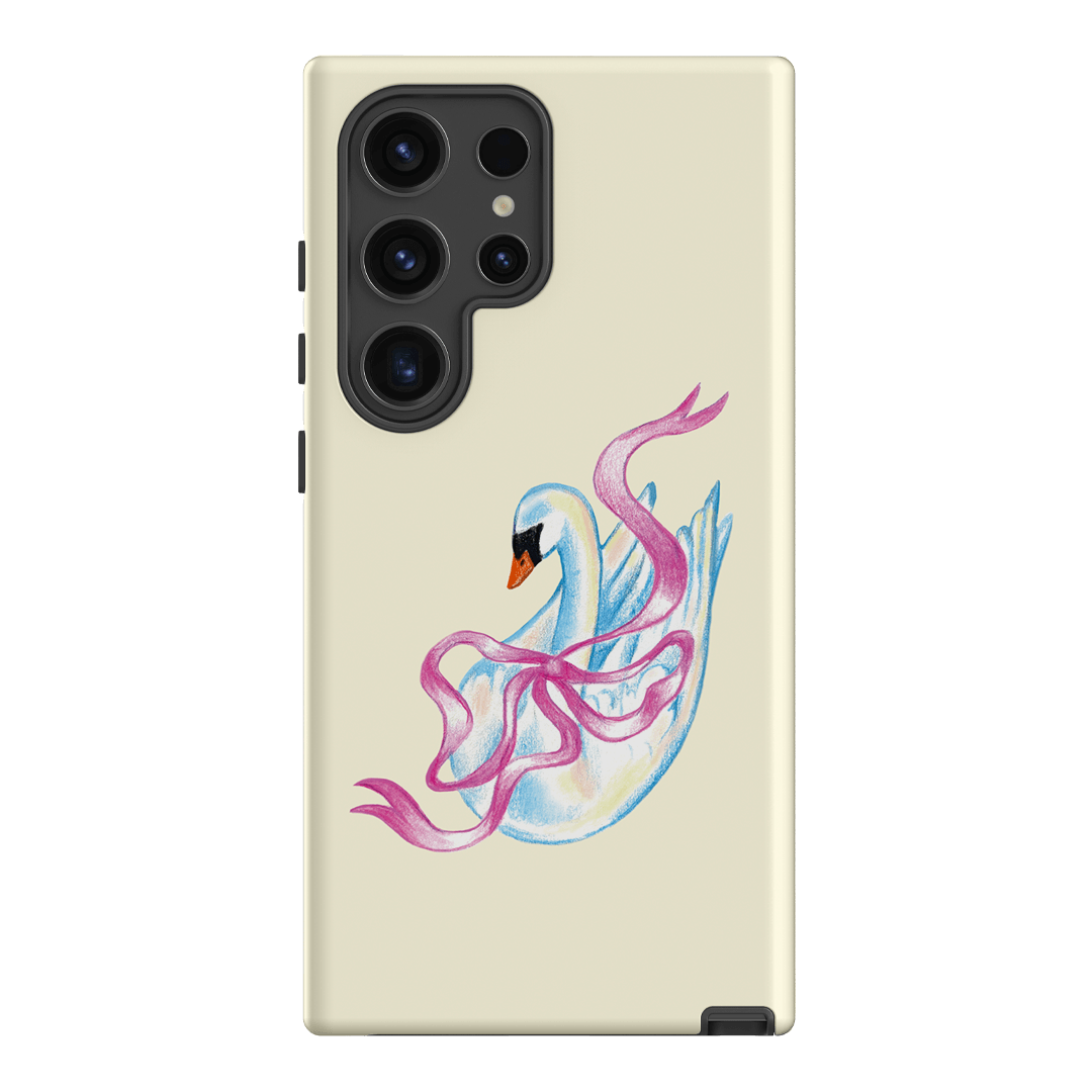 Satin Swan Printed Phone Cases Samsung Galaxy S24 Ultra / Armoured by Femke Studio - The Dairy