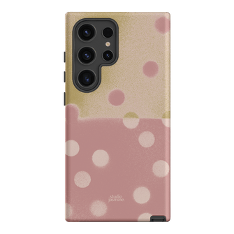 Strawberry Polka Dot Printed Phone Cases Samsung Galaxy S24 Ultra / Armoured by Jasmine Dowling - The Dairy