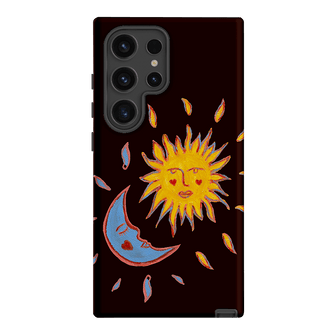 Sun & Moon Plum Printed Phone Cases Samsung Galaxy S24 Ultra / Armoured by BG. Studio - The Dairy