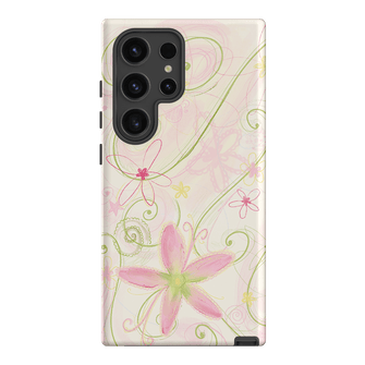 Swirl Pink Printed Phone Cases Samsung Galaxy S24 Ultra / Armoured by Kayla Carr - The Dairy