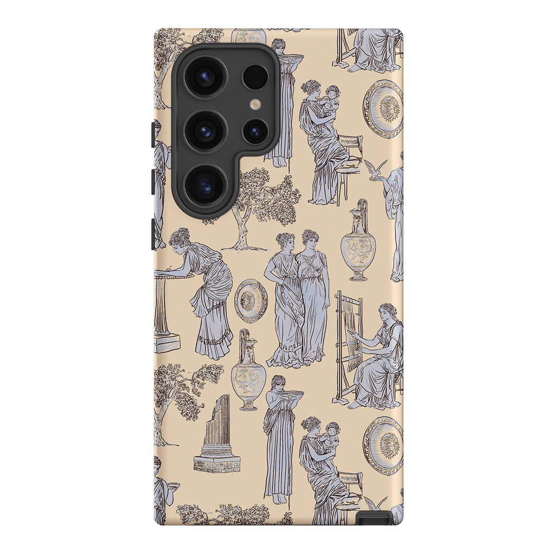 Symposium Alabaster Printed Phone Cases Samsung Galaxy S24 Ultra / Armoured by Veronica Tucker - The Dairy