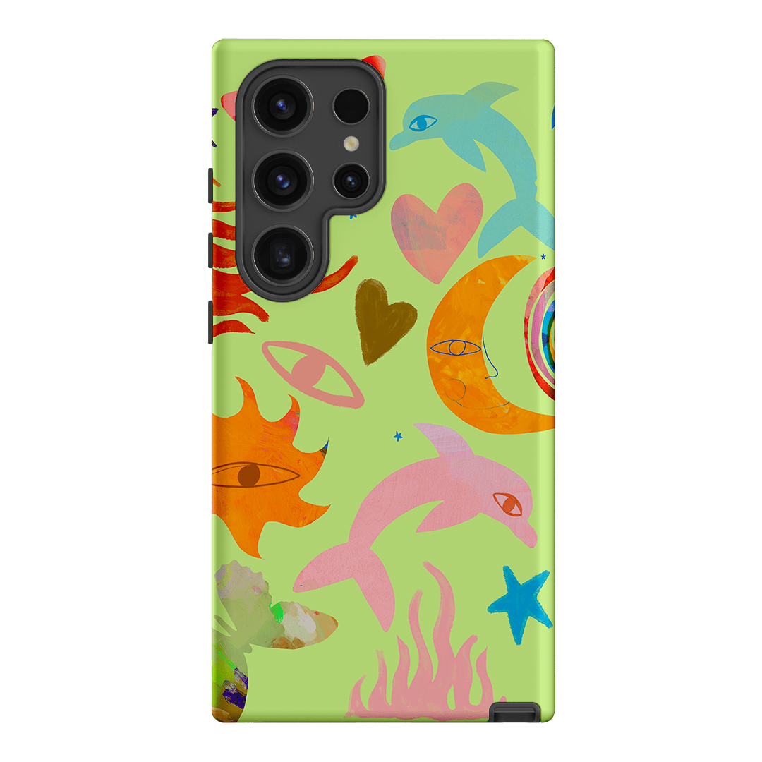 Tattoos Green Printed Phone Cases Samsung Galaxy S24 Ultra / Armoured by Kate Eliza - The Dairy