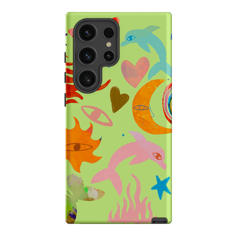 Tattoos Green Printed Phone Cases Samsung Galaxy S24 Ultra / Armoured by Kate Eliza - The Dairy