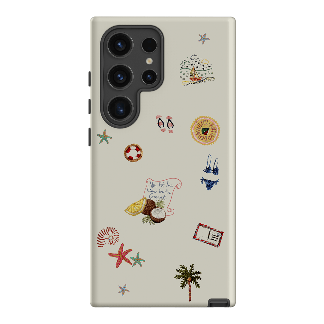 Vacay All Day Cream Printed Phone Cases by Antipodean - The Dairy