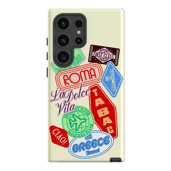 Well Travelled Printed Phone Cases Samsung Galaxy S24 Ultra / Armoured by The Dairy - The Dairy