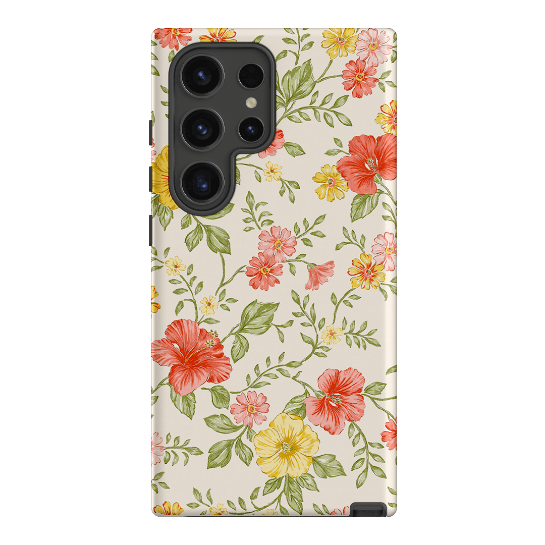 Hibiscus Printed Phone Cases Samsung Galaxy S24 Ultra / Armoured by Oak Meadow - The Dairy