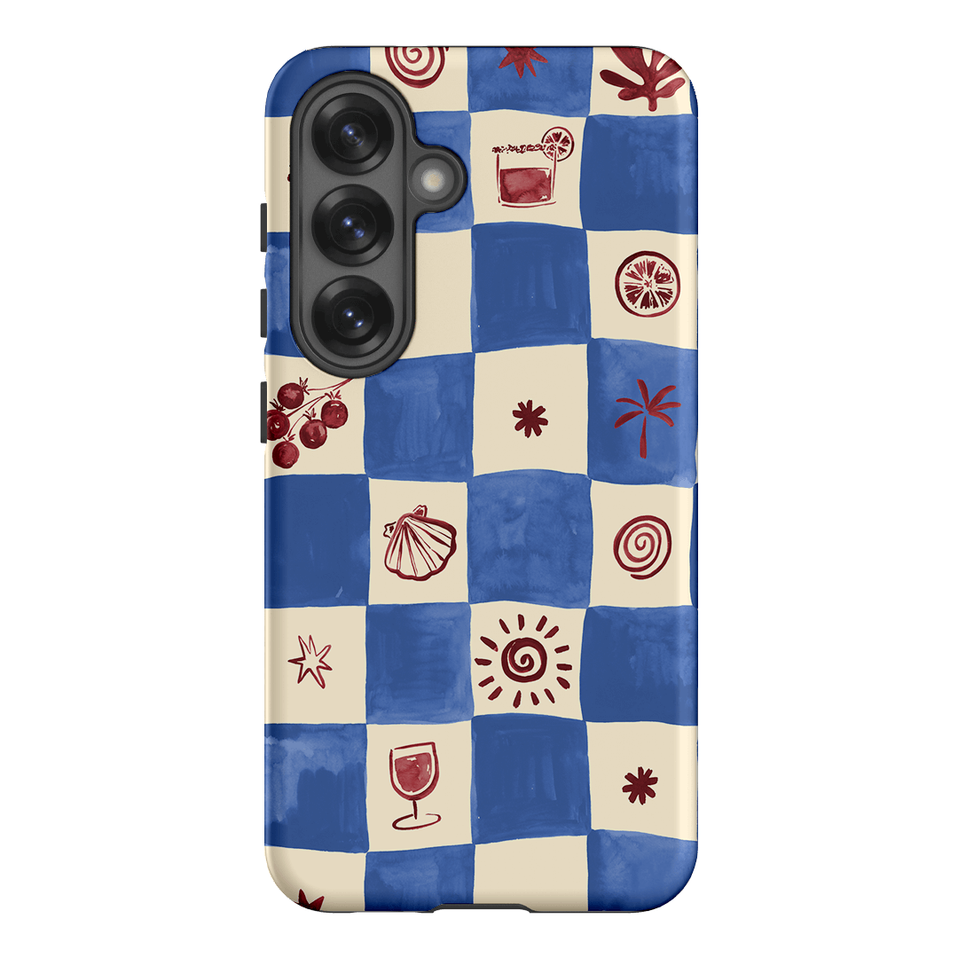 Afternoon Mezze Cornflower Printed Phone Cases Samsung Galaxy S25 / Armoured by Charlie Taylor - The Dairy