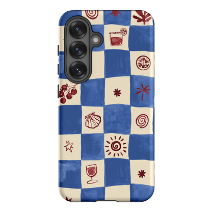 Afternoon Mezze Cornflower Printed Phone Cases Samsung Galaxy S25 / Armoured by Charlie Taylor - The Dairy