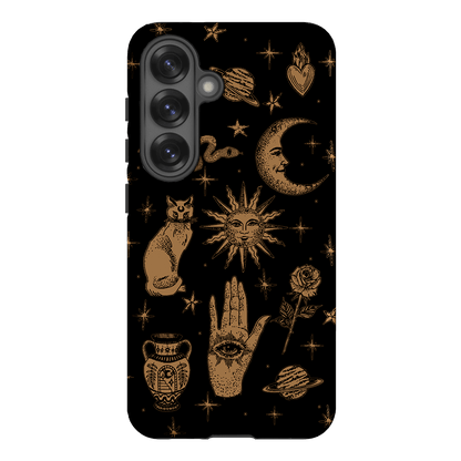Astro Flash Noir Printed Phone Cases Samsung Galaxy S25 / Armoured by Veronica Tucker - The Dairy