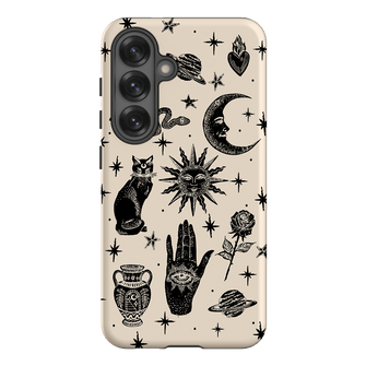 Astro Flash Beige Printed Phone Cases Samsung Galaxy S25 / Armoured by Veronica Tucker - The Dairy