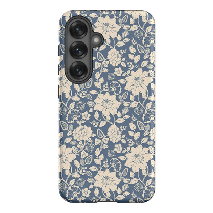 Blue Garden Printed Phone Cases Samsung Galaxy S25 / Armoured by Kasiags Art - The Dairy