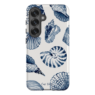 Blue Shells Printed Phone Cases Samsung Galaxy S25 / Armoured by Cass Deller - The Dairy