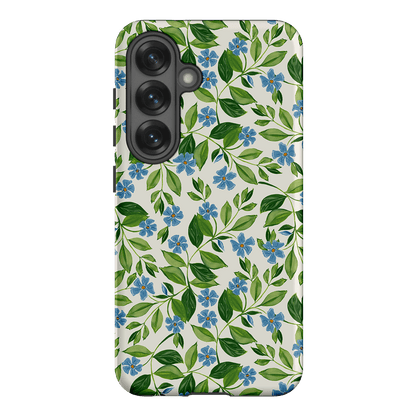 Blue Vines Printed Phone Cases Samsung Galaxy S25 / Armoured by Ellie Mae - The Dairy