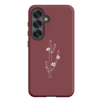 Cactus Flower Printed Phone Cases Samsung Galaxy S25 / Armoured by Typoflora - The Dairy