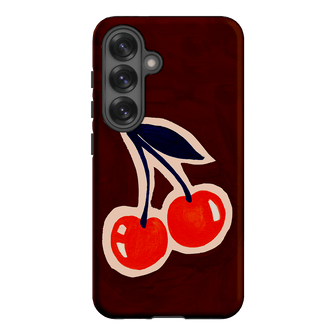 Cherries Printed Phone Cases Samsung Galaxy S25 / Armoured by Studio Bon - The Dairy