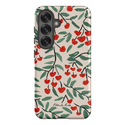 Cherry Love Printed Phone Cases Samsung Galaxy S25 / Armoured by Phthalo Ruth - The Dairy