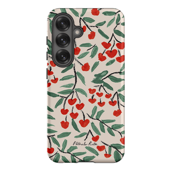 Cherry Love Printed Phone Cases Samsung Galaxy S25 / Armoured by Phthalo Ruth - The Dairy