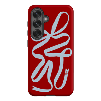 Cottage Ribbon Printed Phone Cases Samsung Galaxy S25 / Armoured by Jasmine Dowling - The Dairy