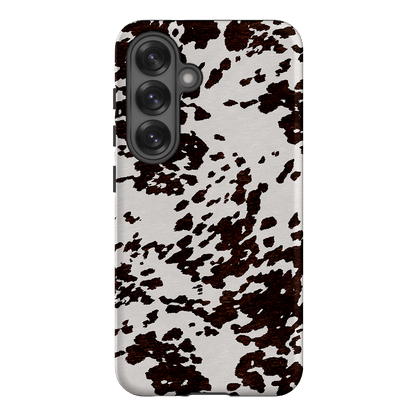 Cowhide Charm Printed Phone Cases Samsung Galaxy S25 / Armoured by The Dairy - The Dairy