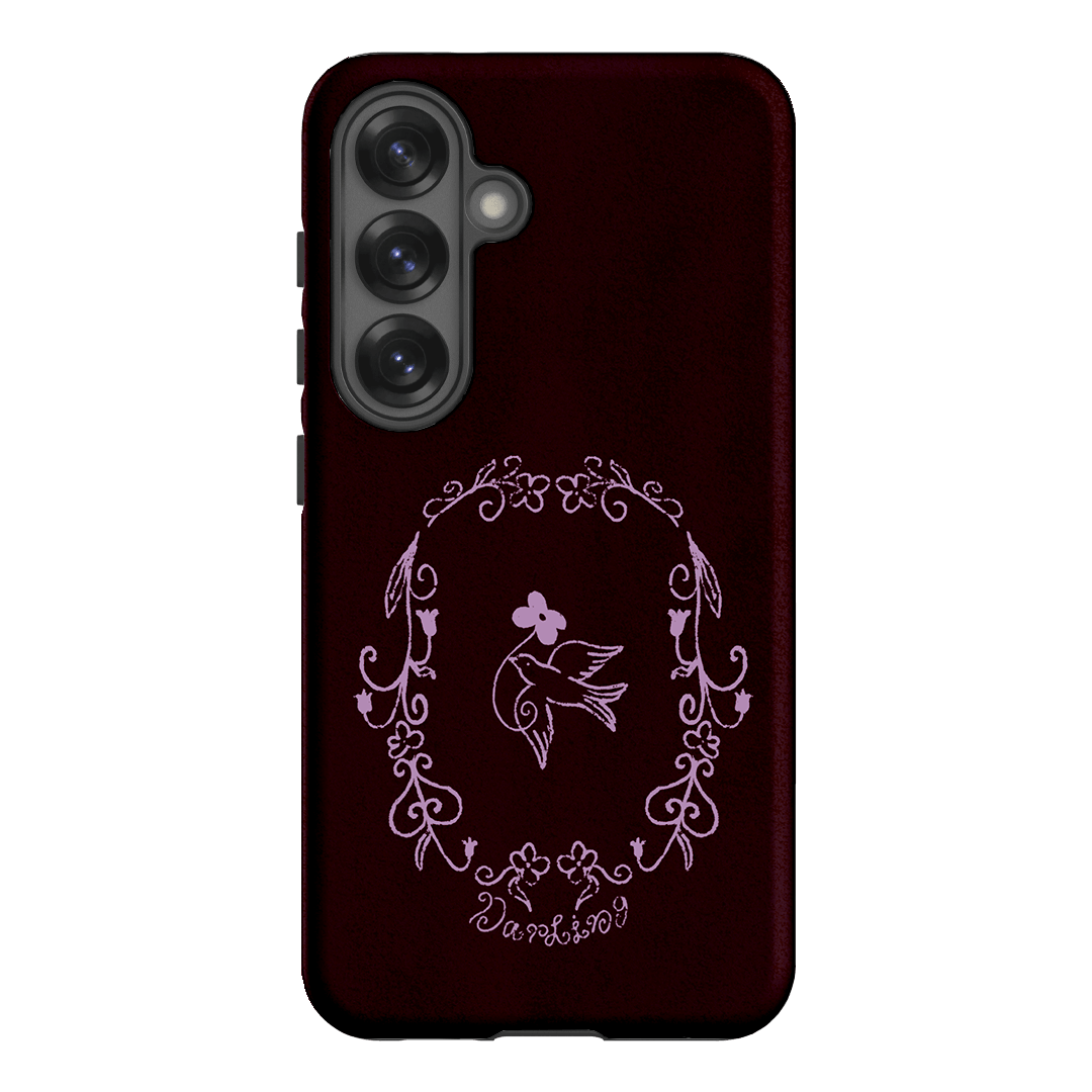 Darling Burgundy Printed Phone Cases by The Dairy - The Dairy