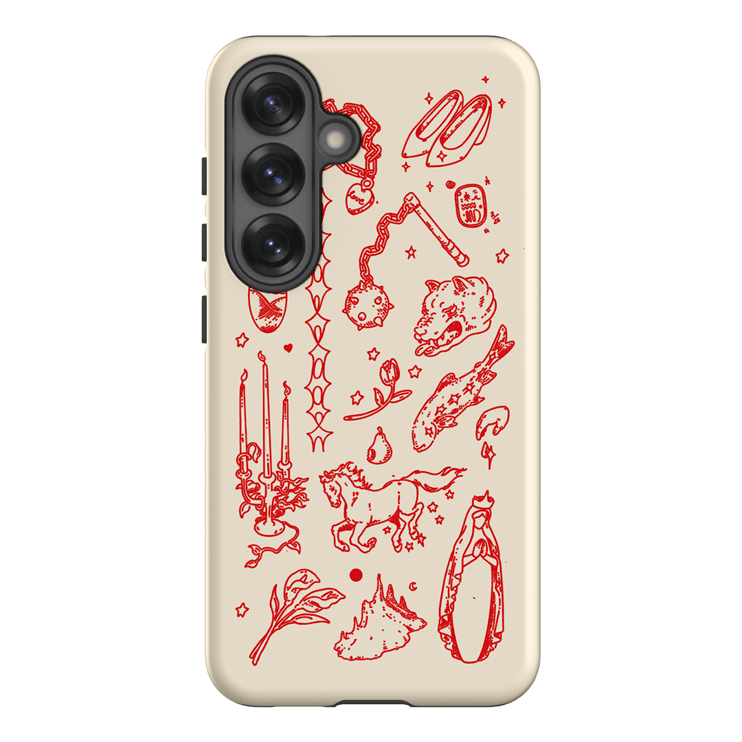 Dreamcore Cream Printed Phone Cases Samsung Galaxy S25 / Armoured by Easty Beasty - The Dairy